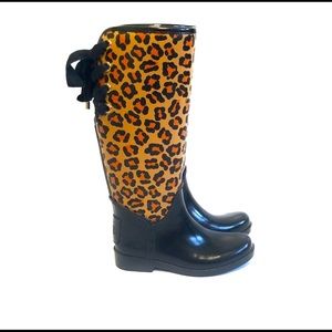 Coach Leopard Boots